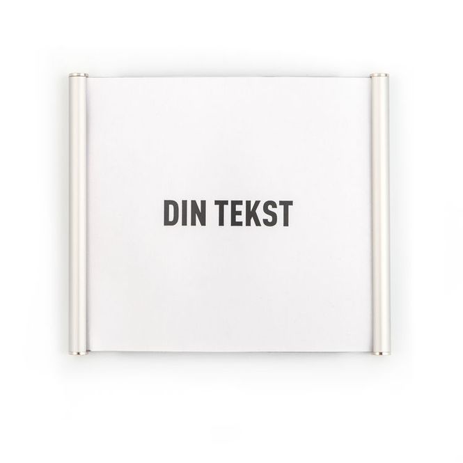 Hovedbilde Curvo-skiltsystem for papirinnlegg 16,5x14cm