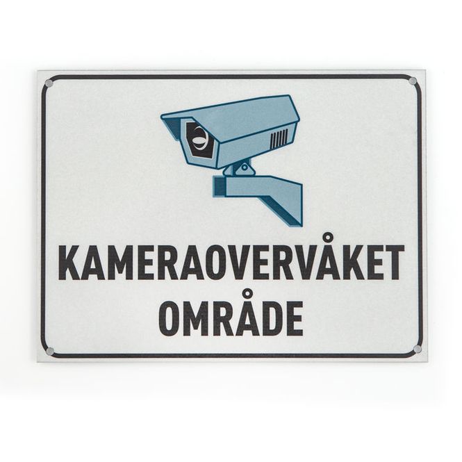 Hovedbilde Overvåkingsskilt med refleks