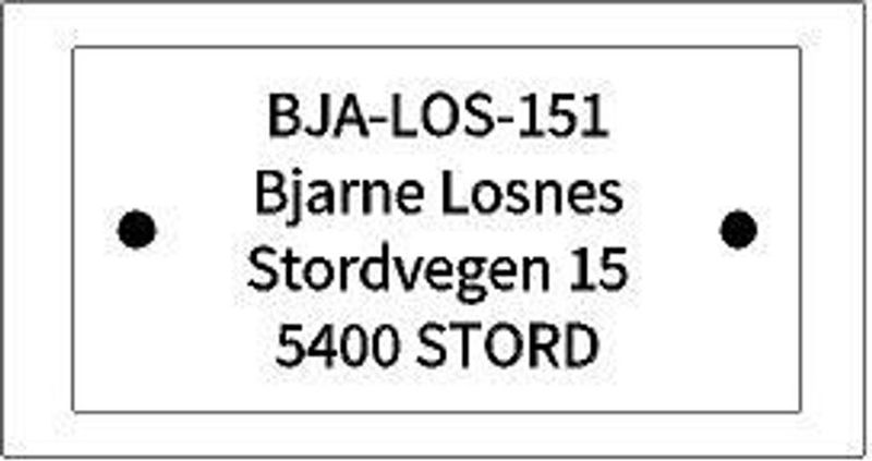 Teineskilt 40 stk