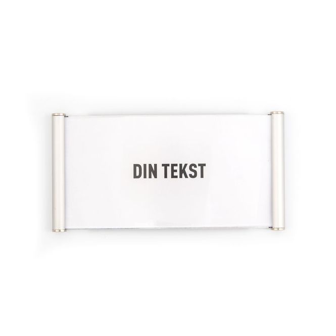 Hovedbilde Curvo-Skiltsystem for papirinnlegg 13,5x7 cm