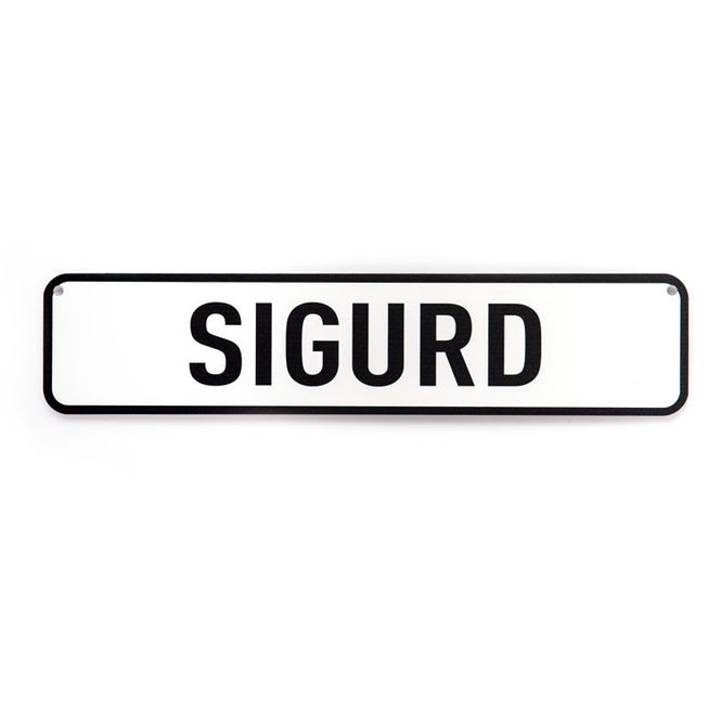 Hovedbilde Barnevognskilt - enkelt  5,5x25 cm