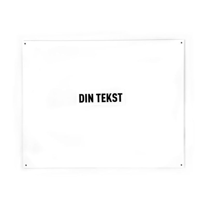 Design ditt eget skilt. 50x40 cm